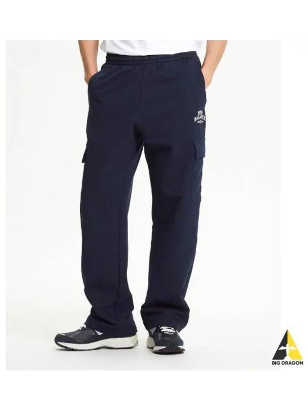 NBMLE42823 UNI bridge graphic wide cargo pants NAVY - NEW BALANCE - BALAAN 1