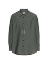 Double Pocket Long Sleeve Shirt Grey - LEMAIRE - BALAAN 2