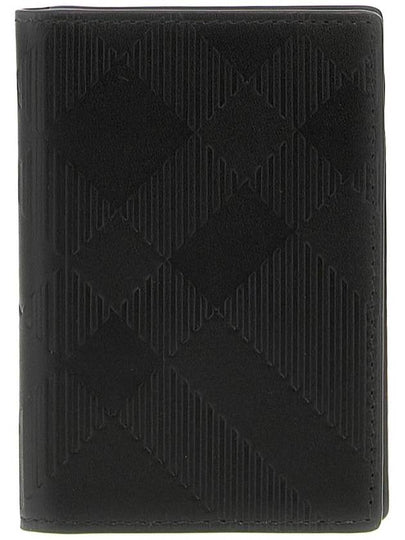 Check 2 Fold Card Wallet Black - BURBERRY - BALAAN 2