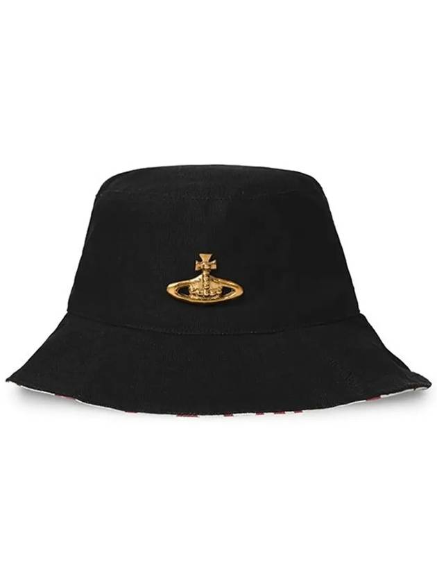 ORB Metal Bucket Hat Black - VIVIENNE WESTWOOD - BALAAN 5