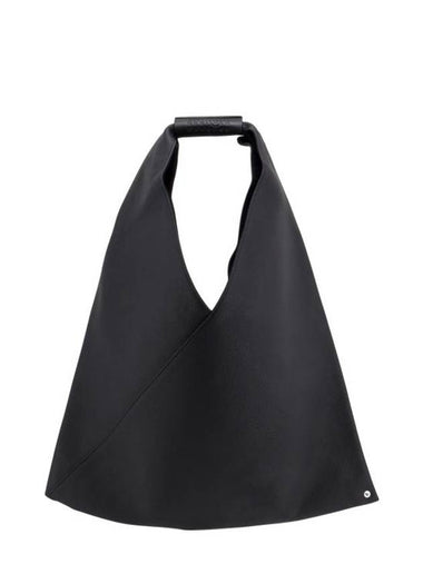 Japanese Leather Tote Bag Black - MAISON MARGIELA - BALAAN 1