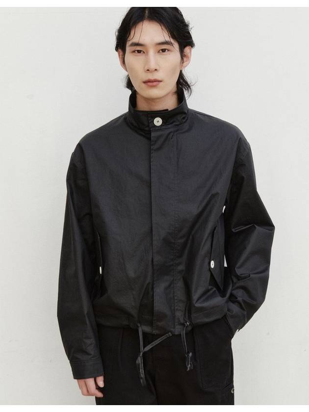 COATED COTTON BLOUSON BK - DENSITY - BALAAN 3