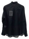 Gamble Organic Cotton Shirt Black - ISABEL MARANT ETOILE - BALAAN 4