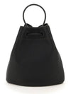 Small Grainy Leather TB Bucket Bag Black - BURBERRY - BALAAN 4