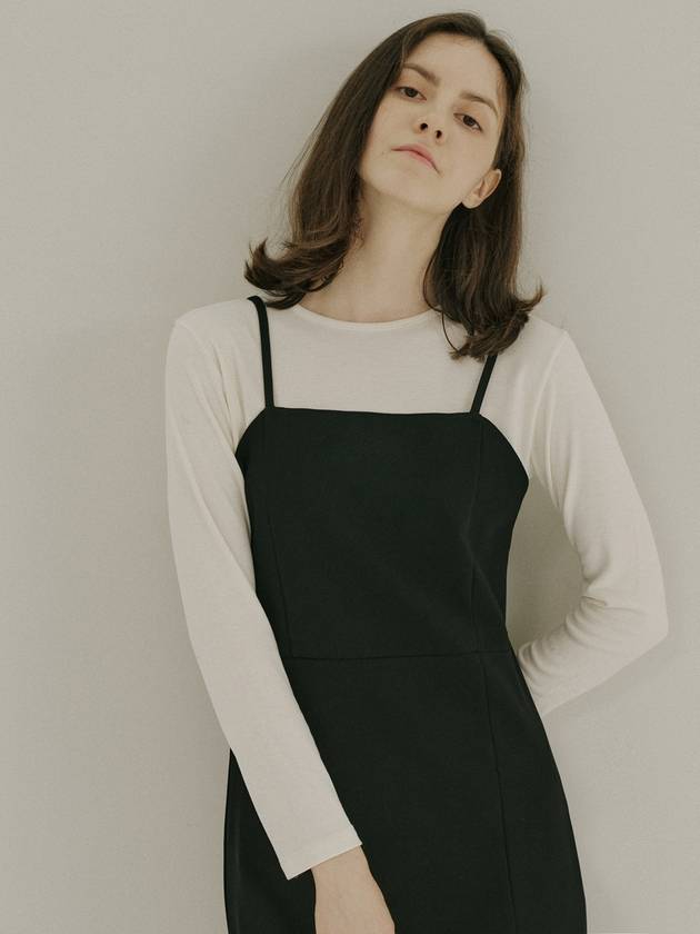 Black Span Layered Dress BLACK - AVANT-G - BALAAN 4