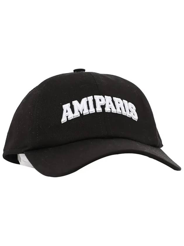 Embroided Logo Ball Cap Black - AMI - BALAAN 3