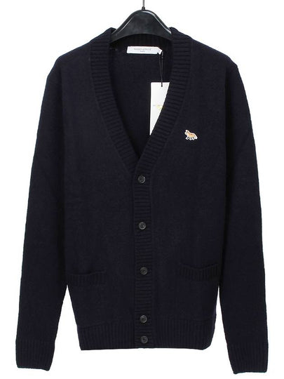 Baby Fox Patch Cosy Cardigan Navy - MAISON KITSUNE - BALAAN 2