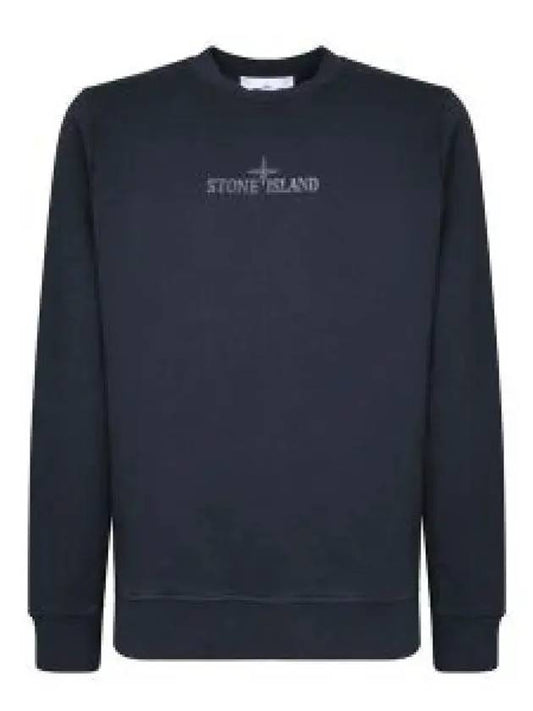 Cotton Fleece Institutional One Print Crewneck Sweatshirt811566182 V0020 Sweatshirt 1330057 - STONE ISLAND - BALAAN 1