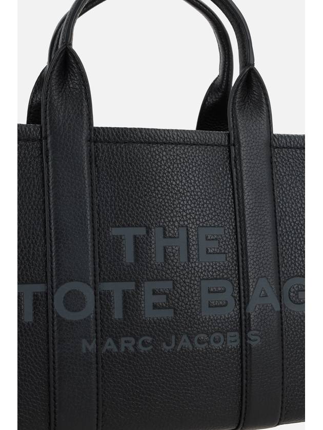 Small Leather Tote Bag Black - MARC JACOBS - BALAAN 5