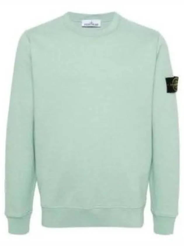 Wappen Patch Garment Dyed Sweatshirt Green - STONE ISLAND - BALAAN 2