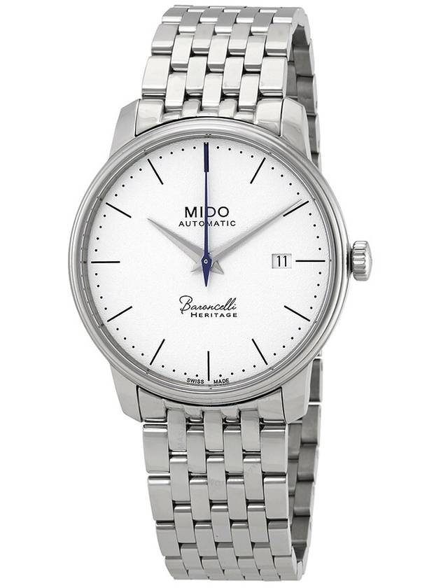 Mido Baroncelli III Automatic White Dial Men's Watch M0274071101000 - MIDO - BALAAN 1