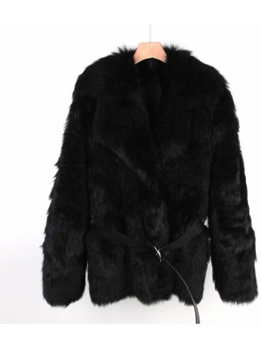 TOSKAN Shearling Coat Black AJ013 WPO7 - IRO - BALAAN 1