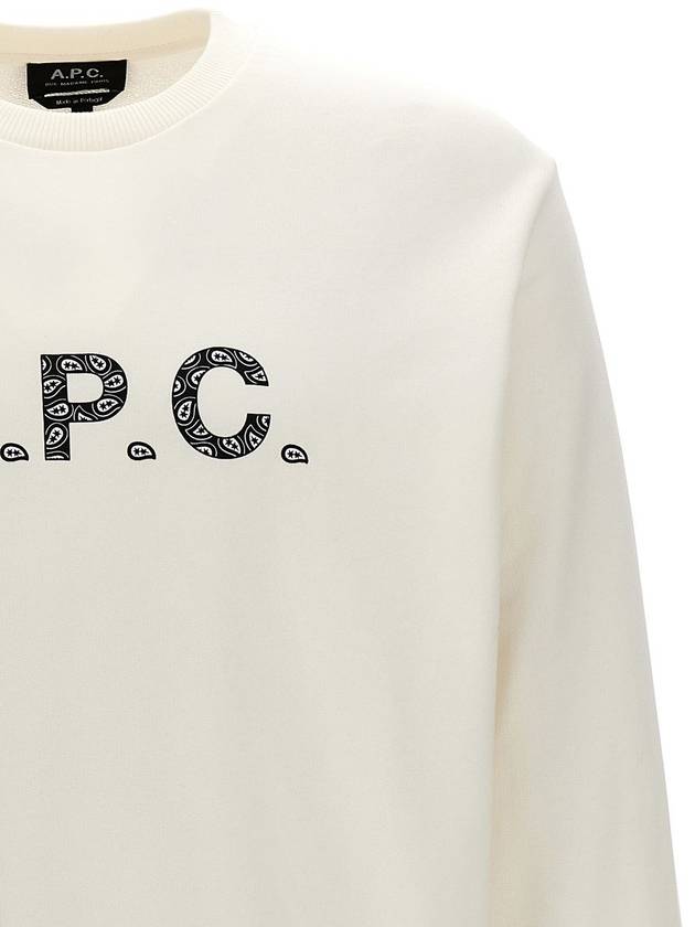 Men's Timothy Sweatshirt White - A.P.C. - BALAAN 4