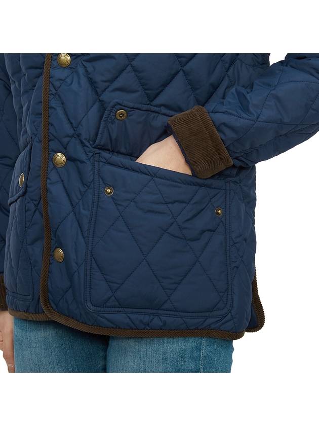 Kids quilted half jacket 323943455002 NAVY Adult wearable - POLO RALPH LAUREN - BALAAN 10