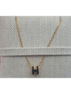 Mini Pop H Pendant Necklace Gold Vert Cypres - HERMES - BALAAN 3