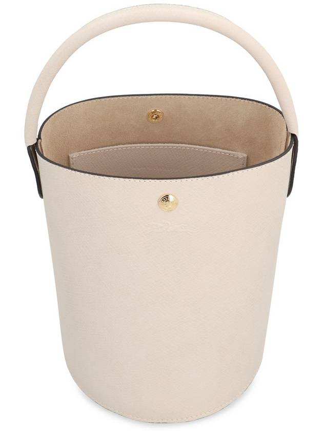 Epure Leather Bucket Bag White - LONGCHAMP - BALAAN 6