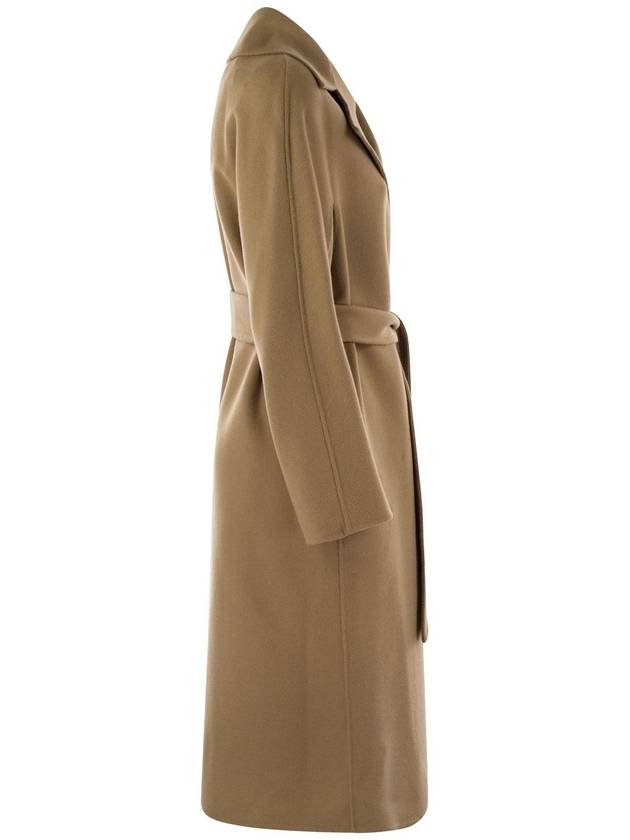 Cles Wool Cashmere Single Coat Camel - MAX MARA - BALAAN 4