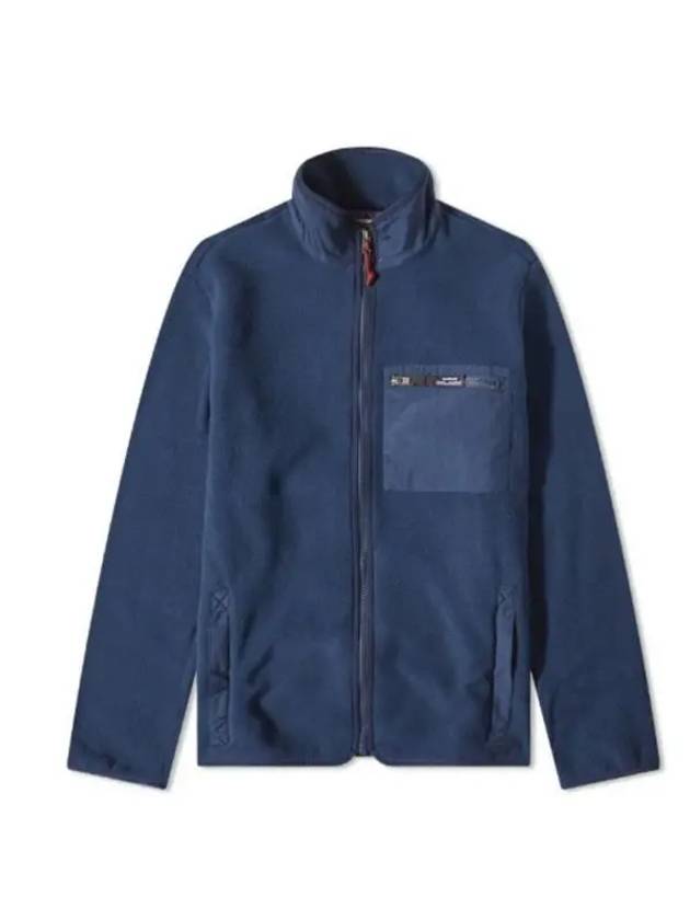 Men's Synchilla Fleece Zip-Up Jacket Navy - PATAGONIA - BALAAN 1