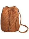 Pom Pom Double Jump Bucket Bag Tan - DRAGON DIFFUSION - BALAAN.