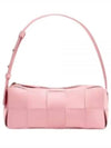 Brick Cassette Intrecciato Small Shoulder Bag Pink - BOTTEGA VENETA - BALAAN 2