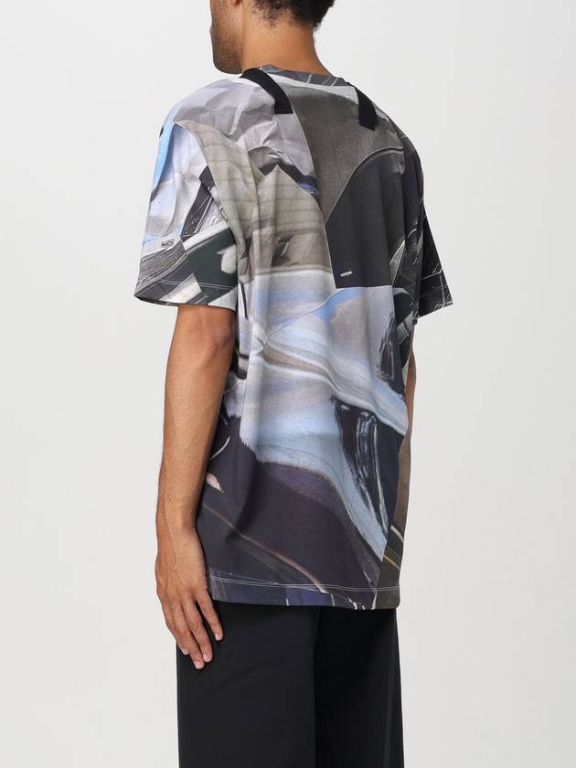 T-shirt Helmut Lang in cotone con stampa astratta - HELMUT LANG - BALAAN 3