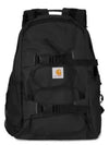 Kickflip Recycled Polyester Canvas Backpack Black - CARHARTT WIP - BALAAN 2