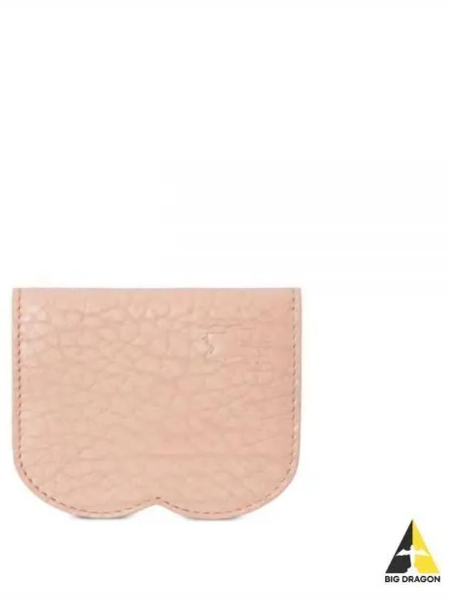 Folding Leather Card Wallet Pink - BURBERRY - BALAAN 2