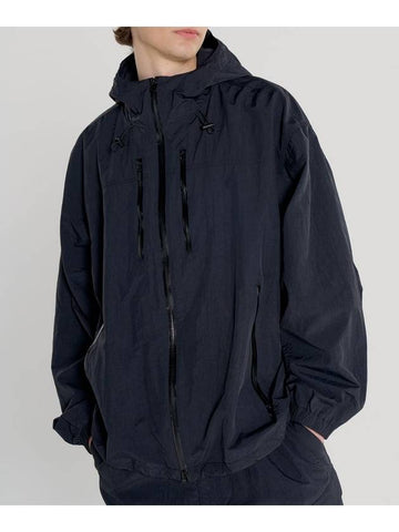 Light Nylon Windbreaker Black - INTERSECTION - BALAAN 1