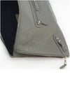 Women's Classic City Clutch Bag Light Gray - BALENCIAGA - BALAAN.