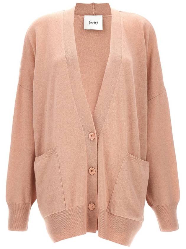 Nude Oversize Cardigan - NUDE - BALAAN 2