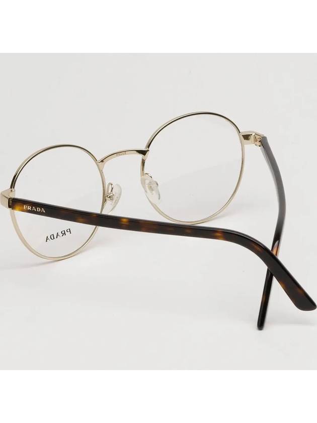 Glasses frame VPR52X ZVN 1O1 round frame gold HERITAGE - PRADA - BALAAN 4