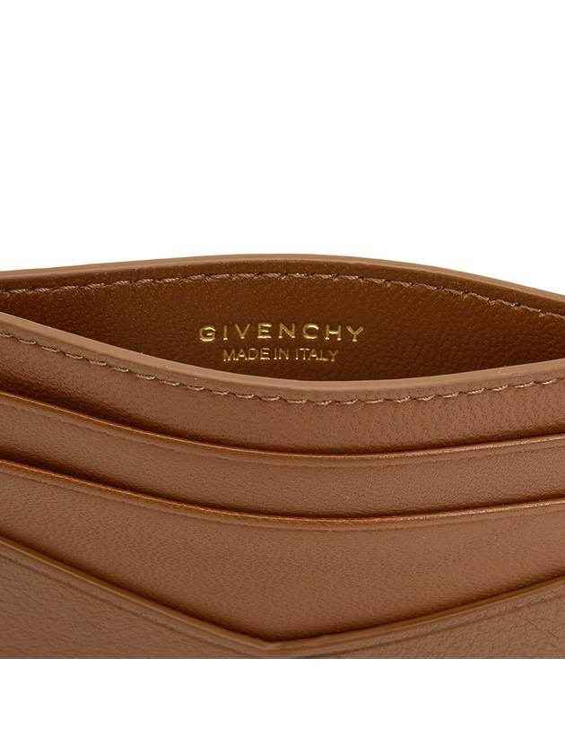 4G Calfskin Card Wallet Brown - GIVENCHY - BALAAN 8