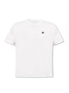 Satellite Logo Detail Crew Neck Short Sleeve T-Shirt White - MOOSE KNUCKLES - BALAAN 2