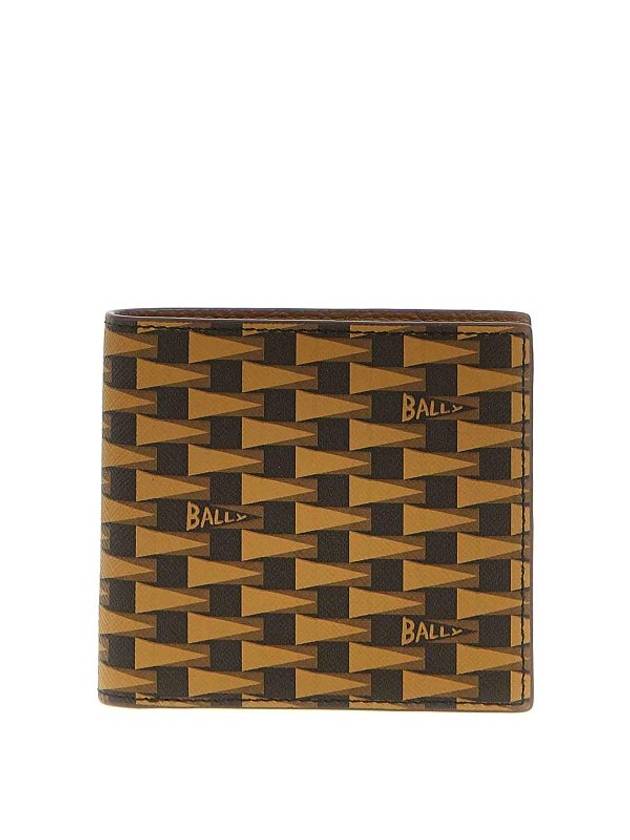 Pennant Logo Half Wallet Brown - BALLY - BALAAN 2