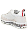 Women Vitello Calf Tech Runner Clear Sole Low Top Sneakers White - THOM BROWNE - BALAAN 4