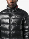 Men s Bourne hooded down jacket black padding 1A00023595ZJ999 - MONCLER - BALAAN 6