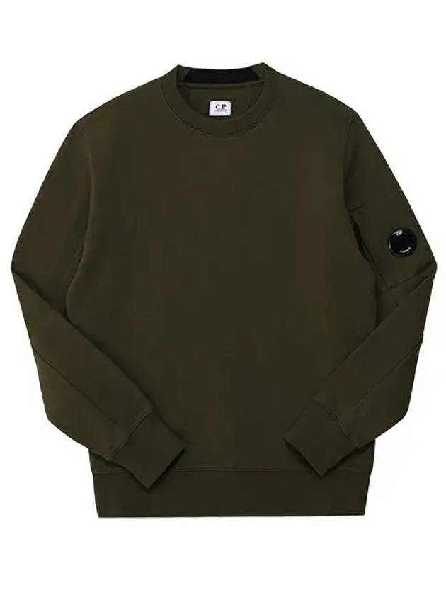 Diagonal Raised Fleece Sweatshirt Brown - CP COMPANY - BALAAN 3