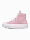 Chuck Taylor All Star Lift Platform Heart Patch Lotus Pink A10084C - CONVERSE - BALAAN 1