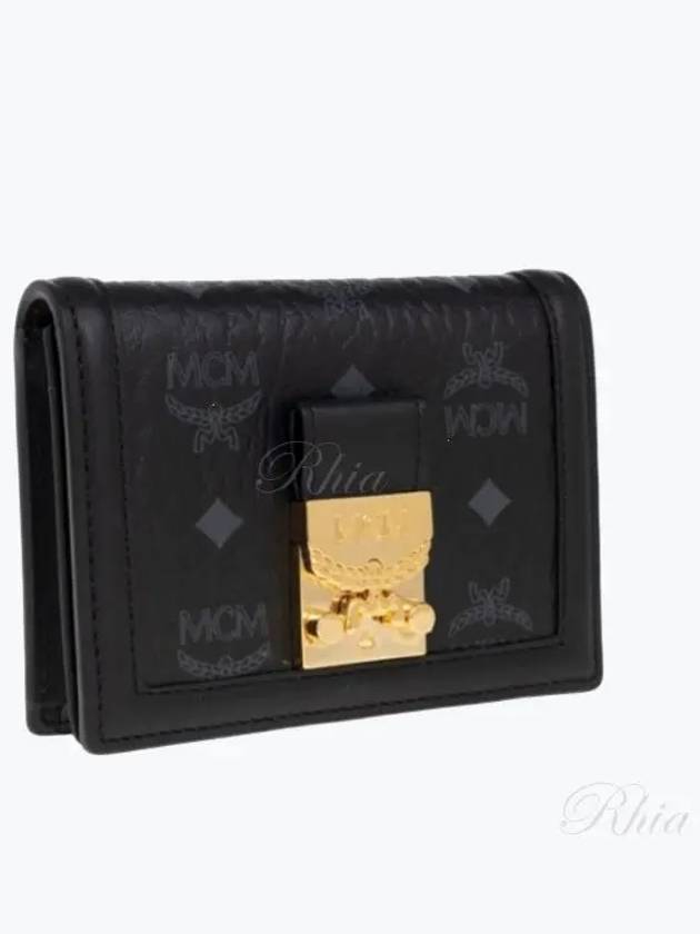 Tracy Visetos Half Wallet Black - MCM - BALAAN 2