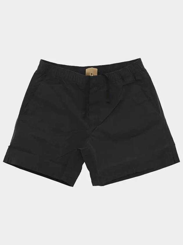 Back Pocket Cotton Blend Shorts Black - TEN C - BALAAN 3