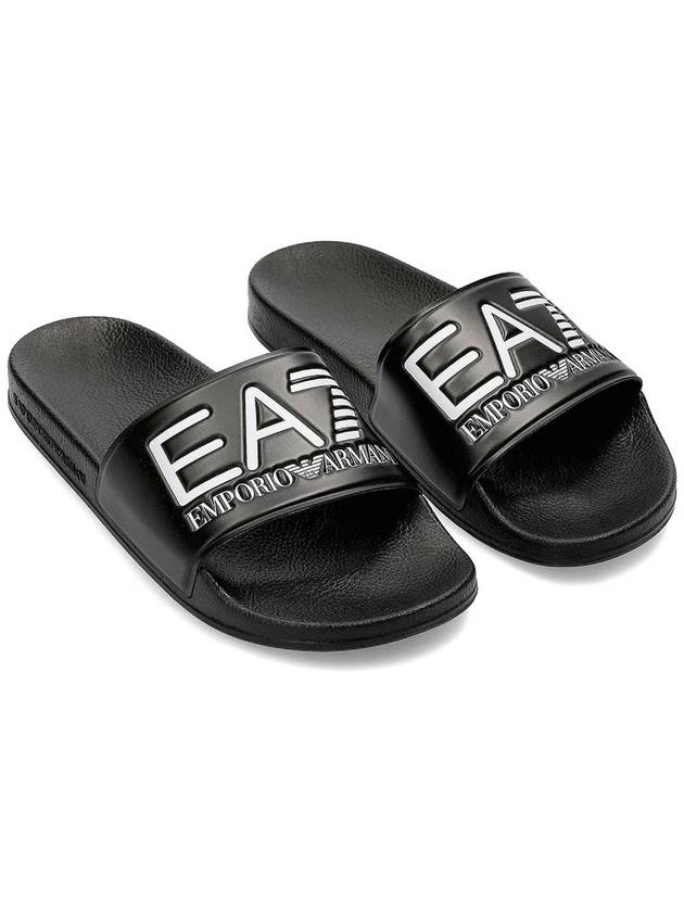 Armani EA7 Logo Sea World Slide Slippers XCP001 00002 - EMPORIO ARMANI - BALAAN 4