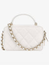 Vanity Chain Bag Cosmetic Bag Camera Bag AP2634 White - CHANEL - BALAAN 3