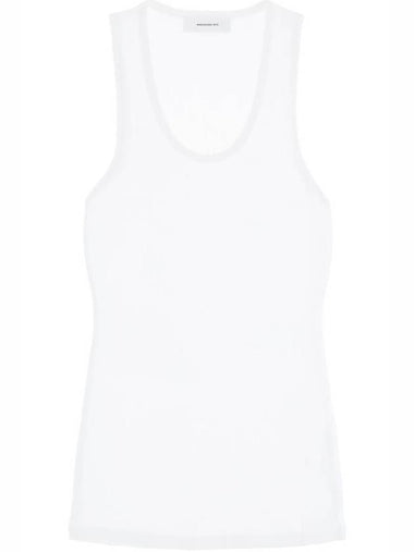 Wardrobe NYC Sleeveless T Shirt W1016R04WHT - WARDROBE.NYC - BALAAN 1