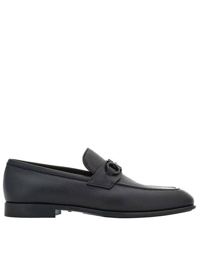 Men's Penny Calfskin Loafers Black - SALVATORE FERRAGAMO - BALAAN 2