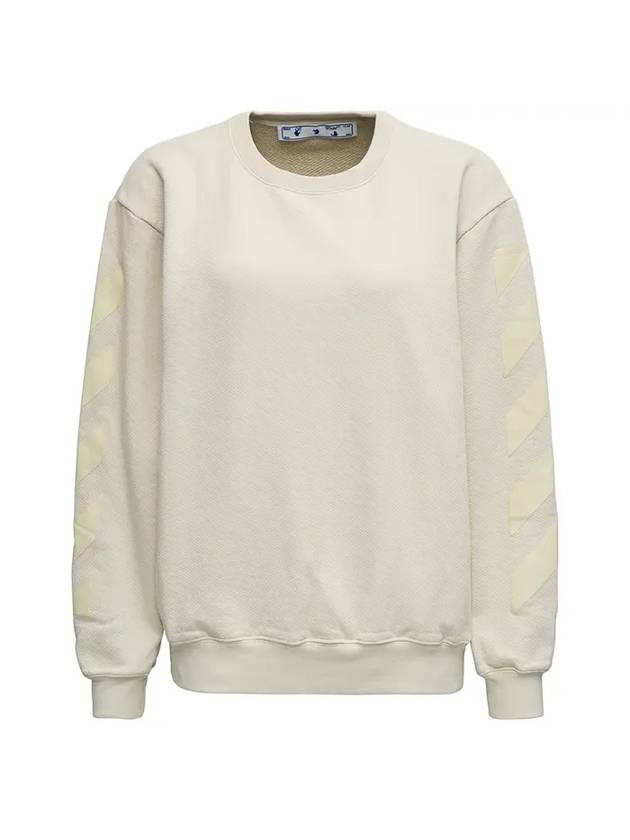 arrow print crew neck sweatshirt - OFF WHITE - BALAAN 1