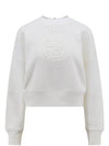 GG Logo Cotton Sweatshirt White - GUCCI - BALAAN 2