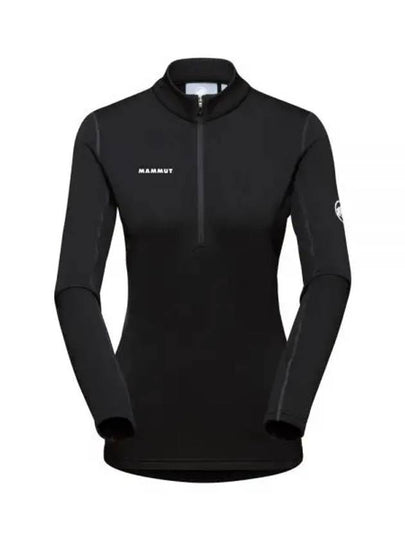 Women's Aenergy ML Half Zip Pull Long Sleeve T-Shirt Black - MAMMUT - BALAAN 2