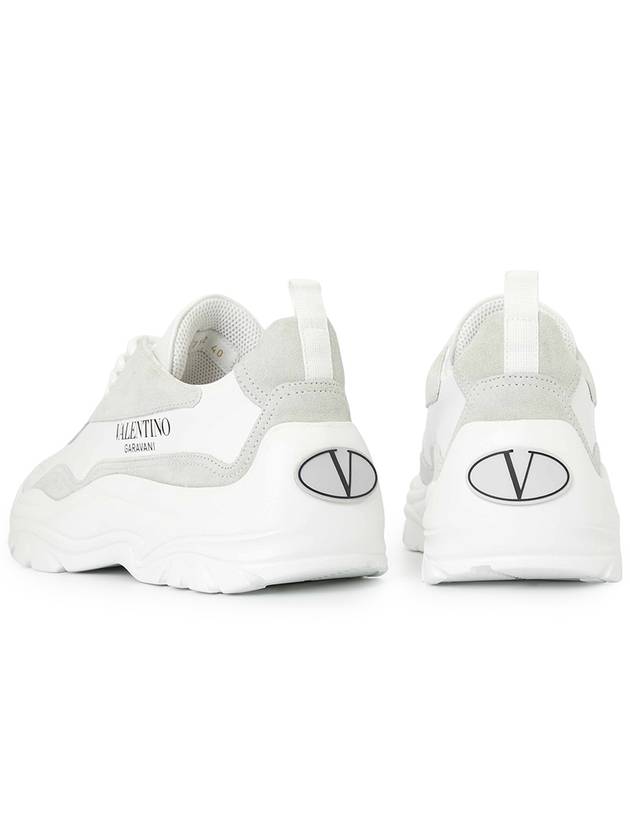 Gumboy Banshee Leather Low Top Sneakers White - VALENTINO - BALAAN 7