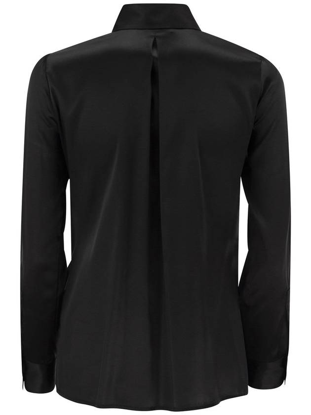 Straight silk satin shirt - ELISABETTA FRANCHI - BALAAN 2