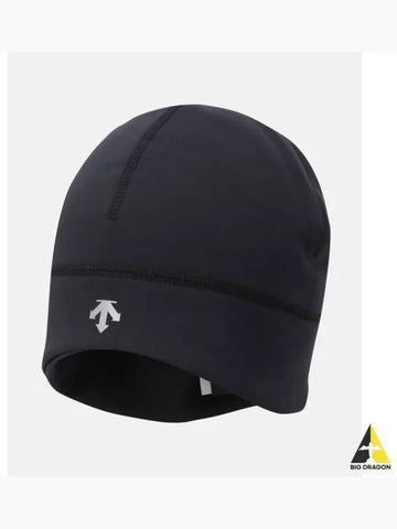 Running Fleece Beanie Black SP323RKC90 - DESCENTE - BALAAN 1